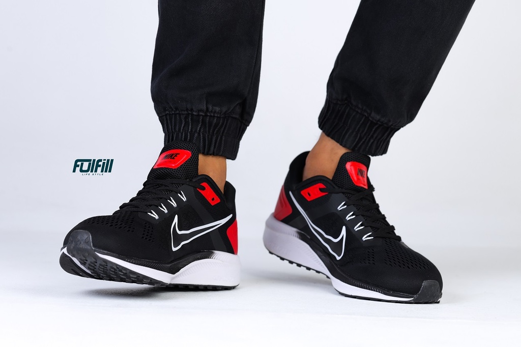 Nike zoom hotsell red black